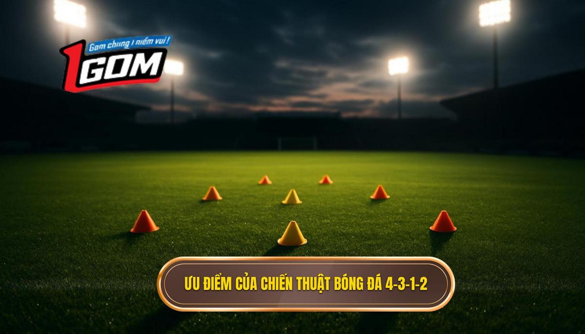 Ưu Điểm Vượt Trội của Chiến thuật bóng đá 4-3-1-2