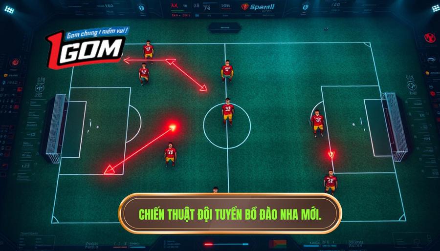 2. Chiến thuật đội tuyển Bồ Đào Nha mới.