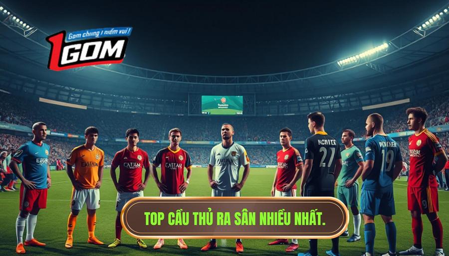 2. Top cầu thủ ra sân nhiều nhất.